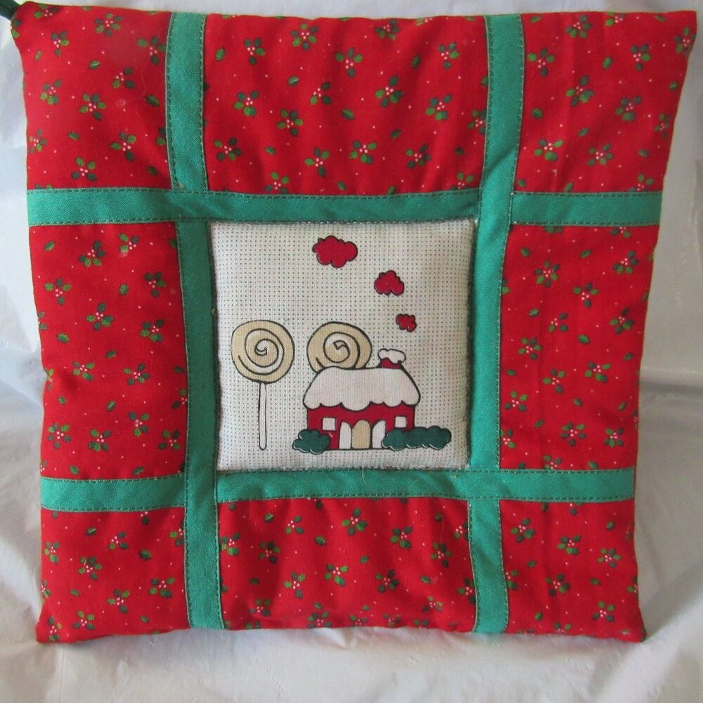 Christmas Hot Plate Pillow.